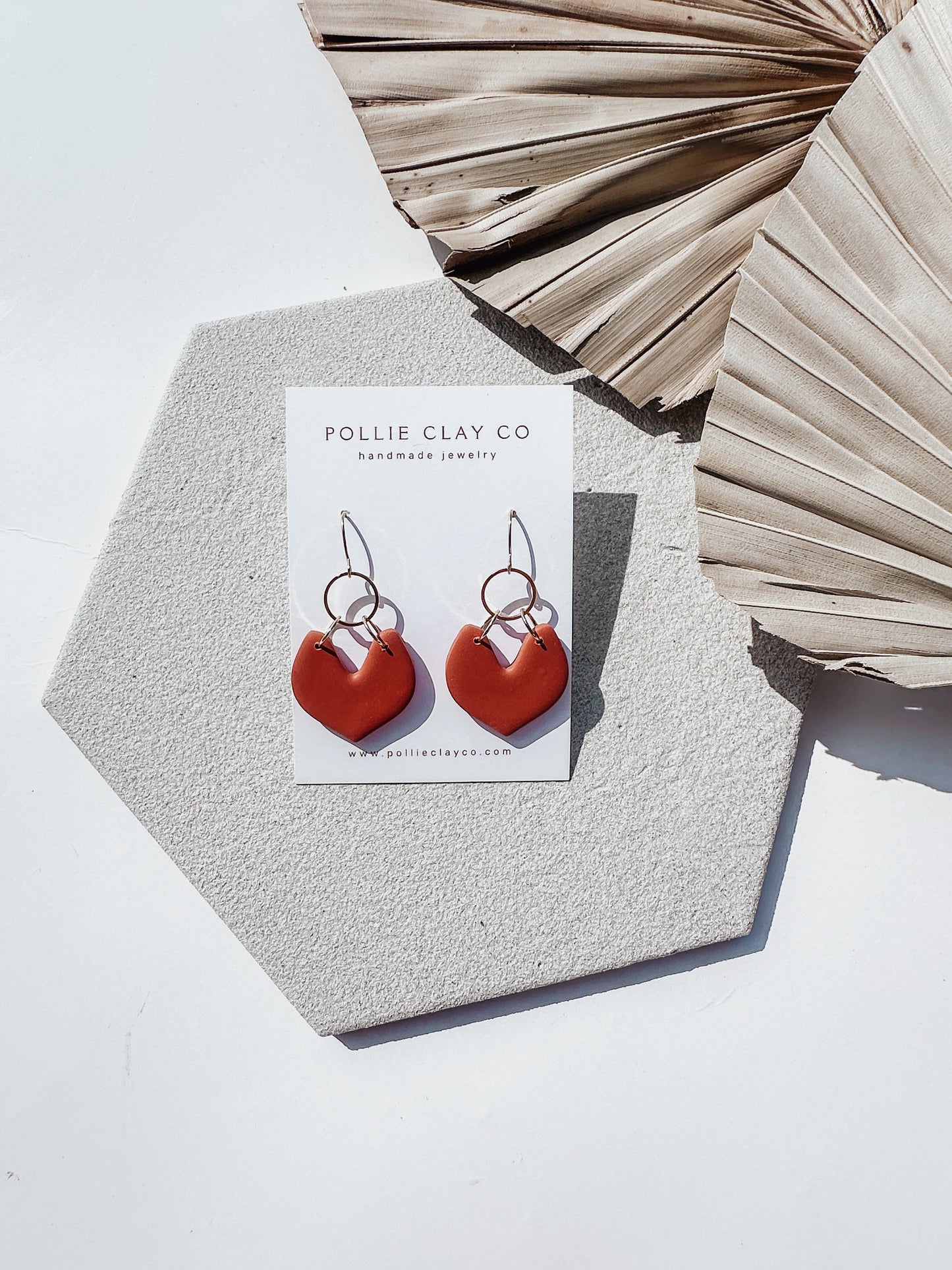 The Autumn Heart Earrings
