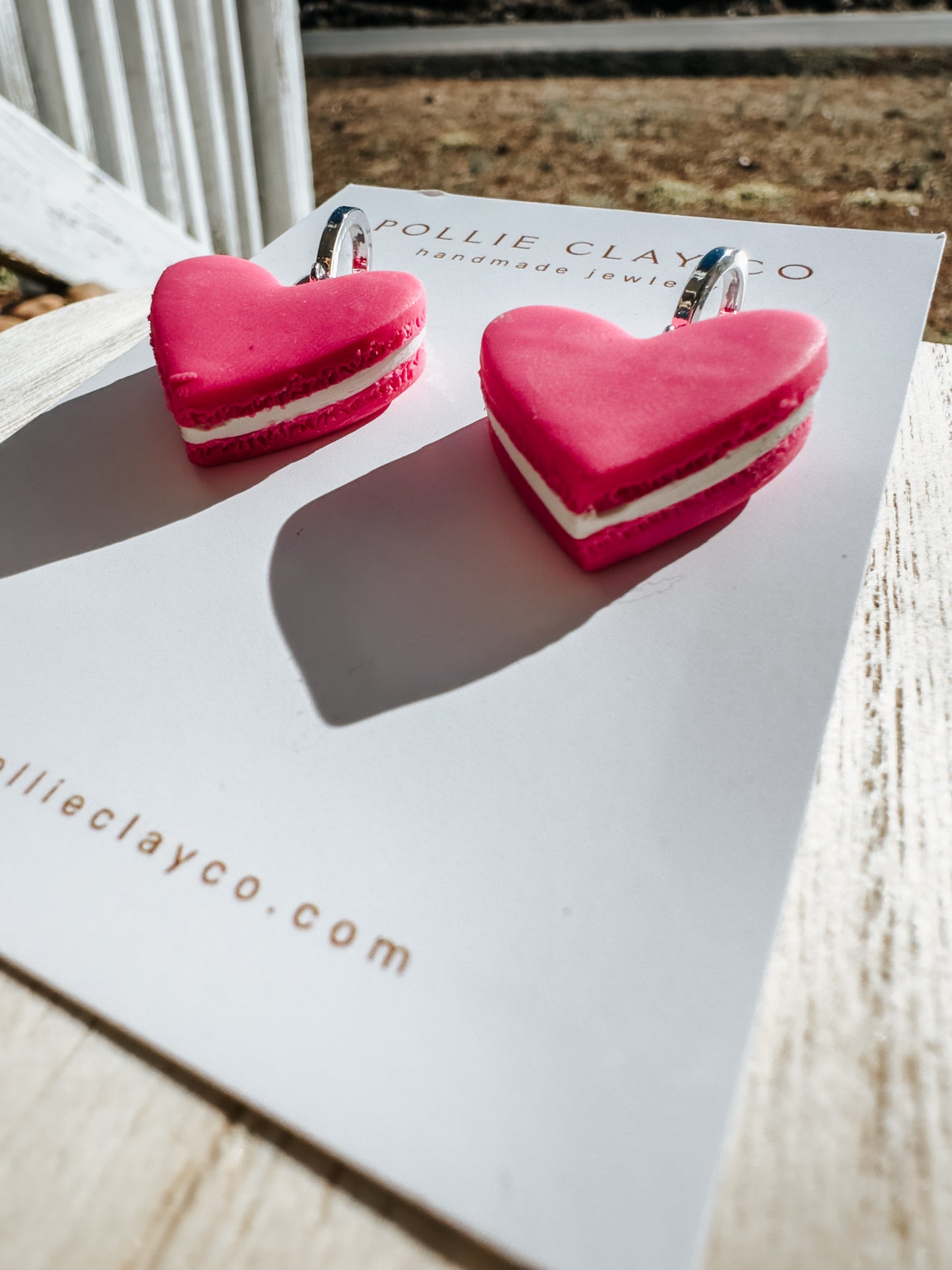 Heart Macaron Dangles